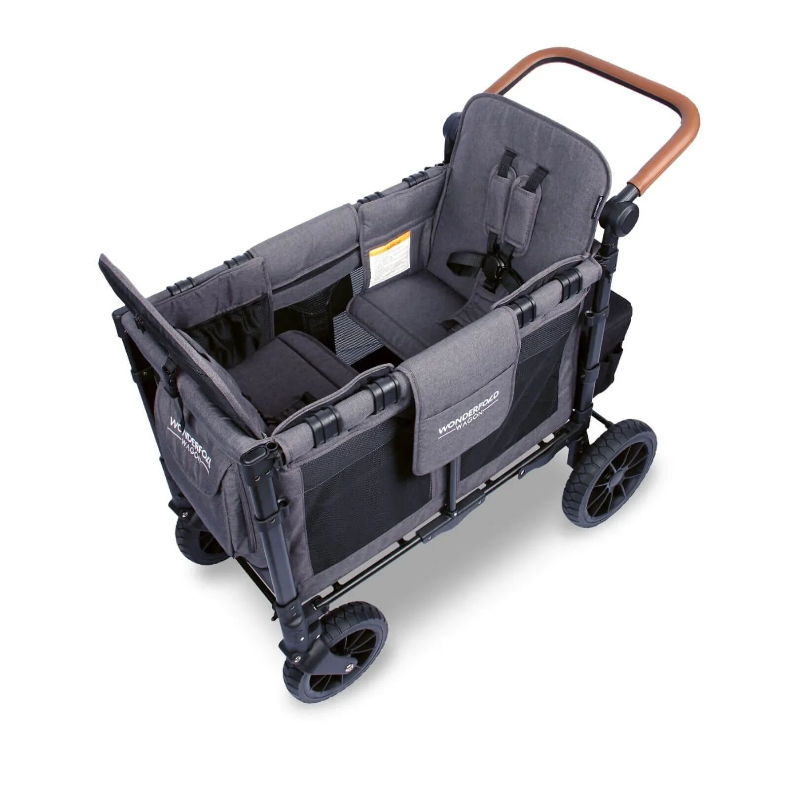 Wonderfold W2 Luxe Double Wagon - Charcoal Grey - Image 6