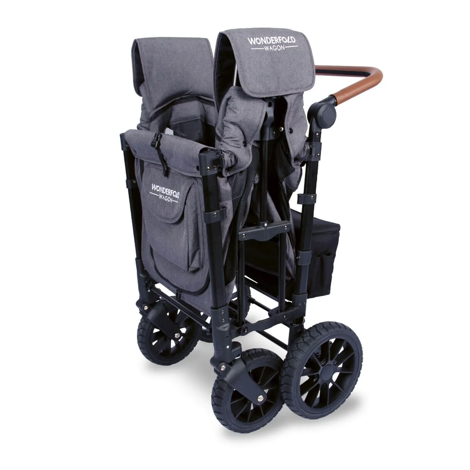 Wonderfold W2 Luxe Double Wagon - Charcoal Grey - Image 8