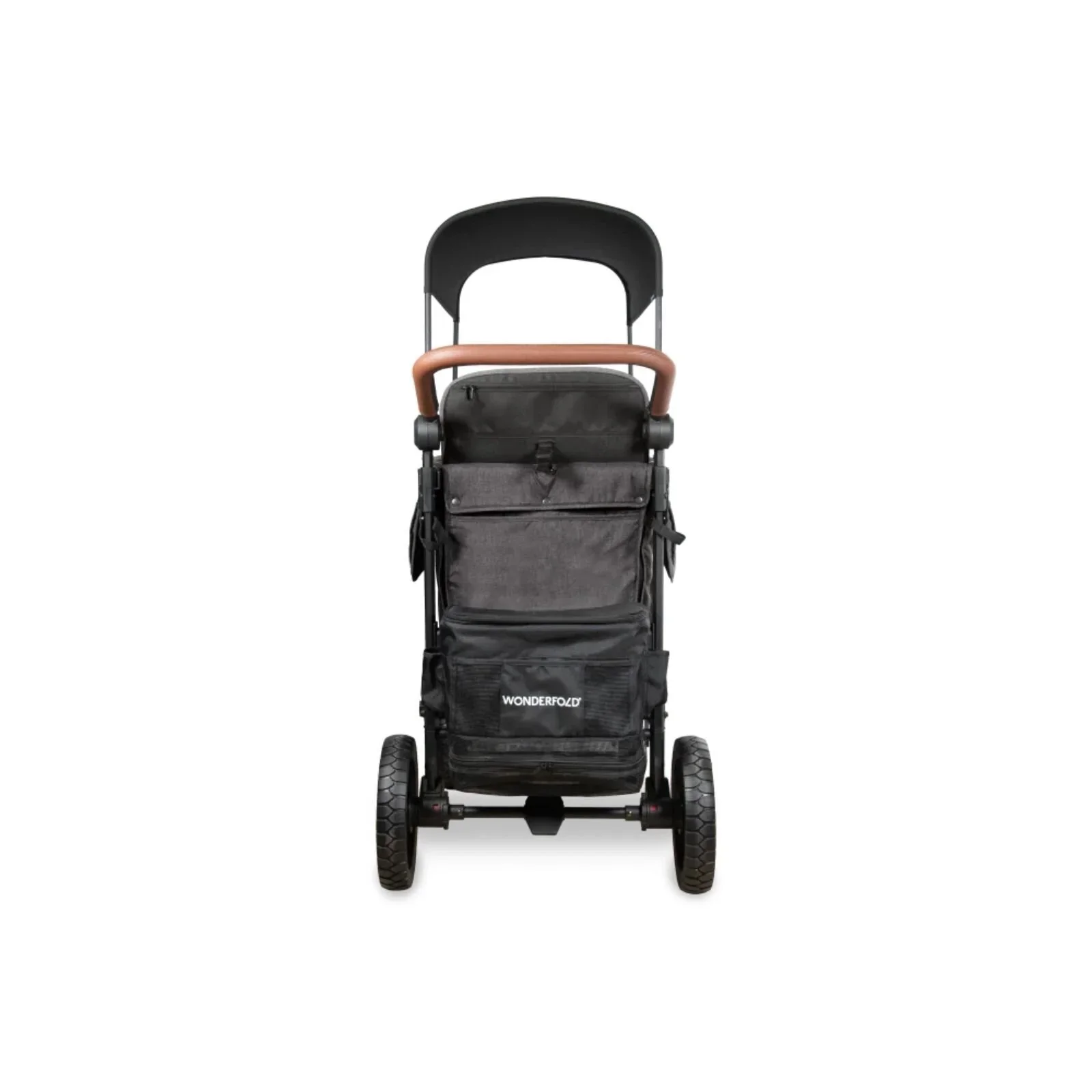 Wonderfold W2 Luxe Pro Stroller Wagon - Charcoal Grey - Image 5