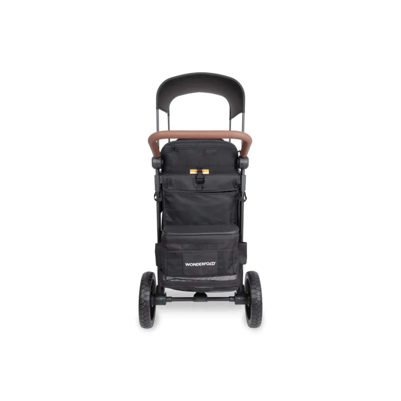 Wonderfold W2 Luxe Pro Stroller Wagon - Jet Black - Image 5