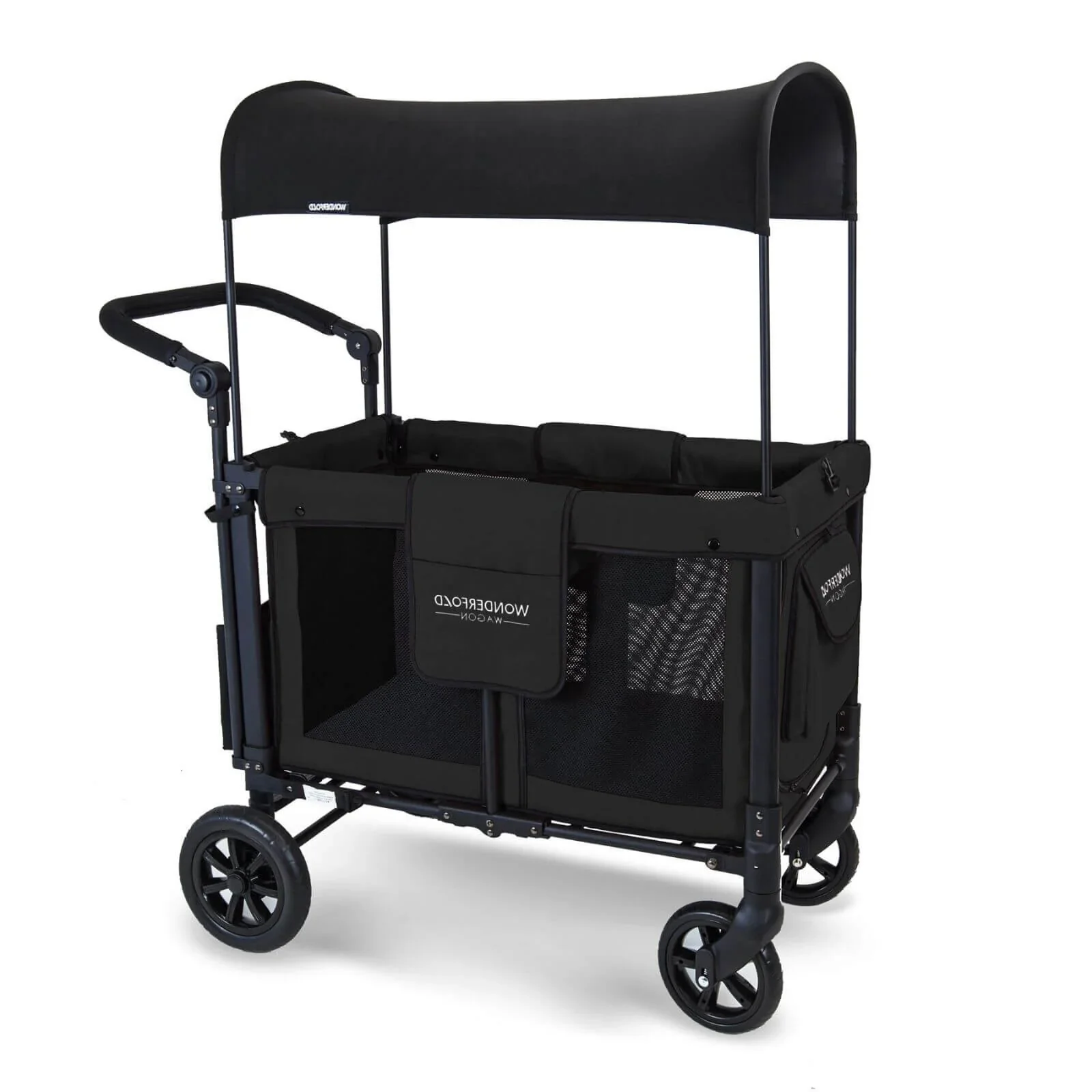 Wonderfold W2 Original Stroller Wagon - Jet Black - Image 2