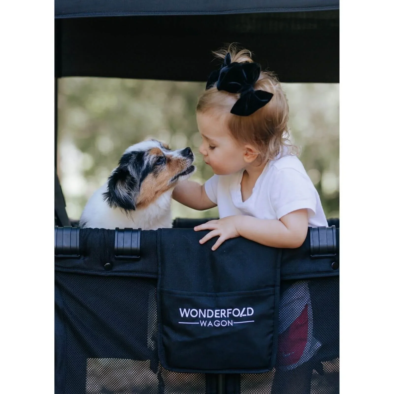Wonderfold W2 Original Stroller Wagon - Jet Black - Image 7