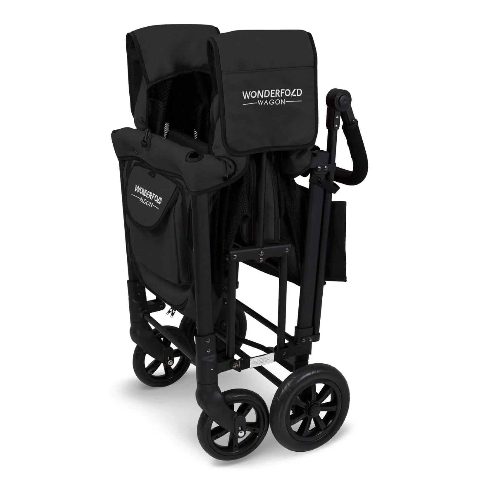 Wonderfold W2 Original Stroller Wagon - Jet Black - Image 9