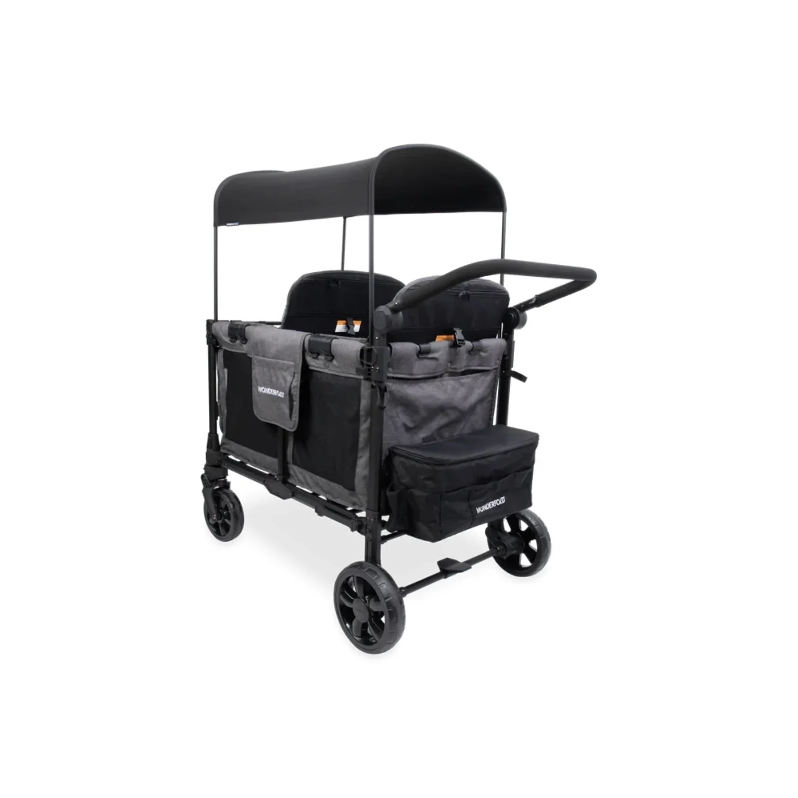 Wonderfold W4 Elite Pro Stroller Wagon - Charcoal Grey - Image 4