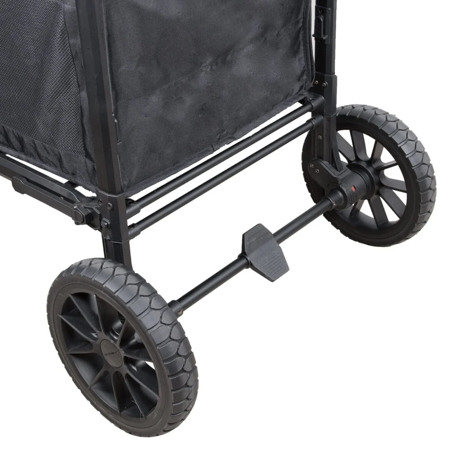 Wonderfold W4 Luxe Pro Stroller Wagon - Charcoal Grey - Image 11