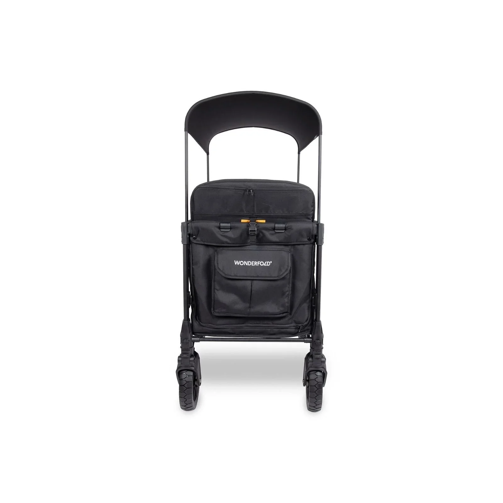 Wonderfold W4 Luxe Pro Stroller Wagon - Jet Black - Image 6