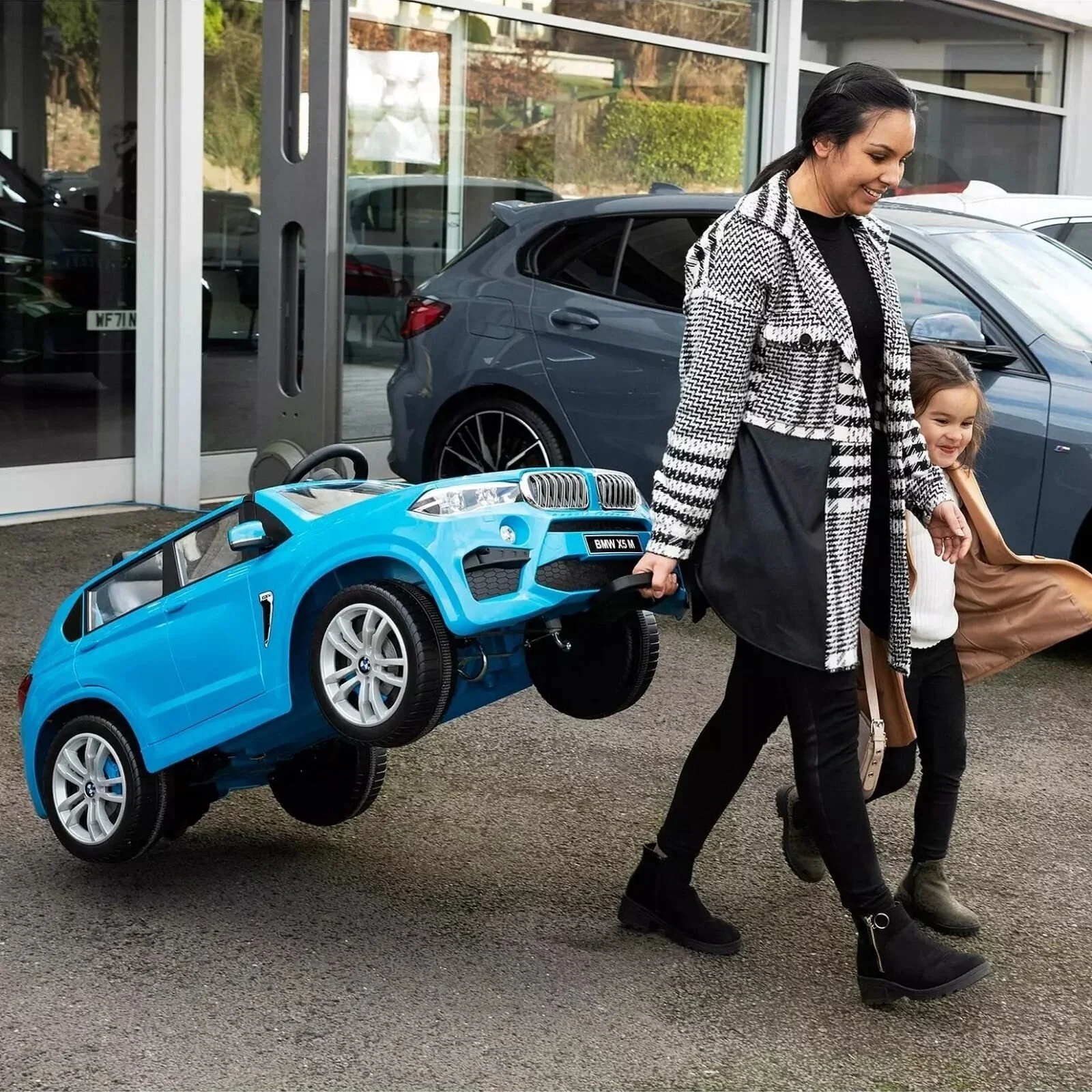 Xootz BMW X5 12V Electric Ride On with Lithium Battery - Blue - Image 13