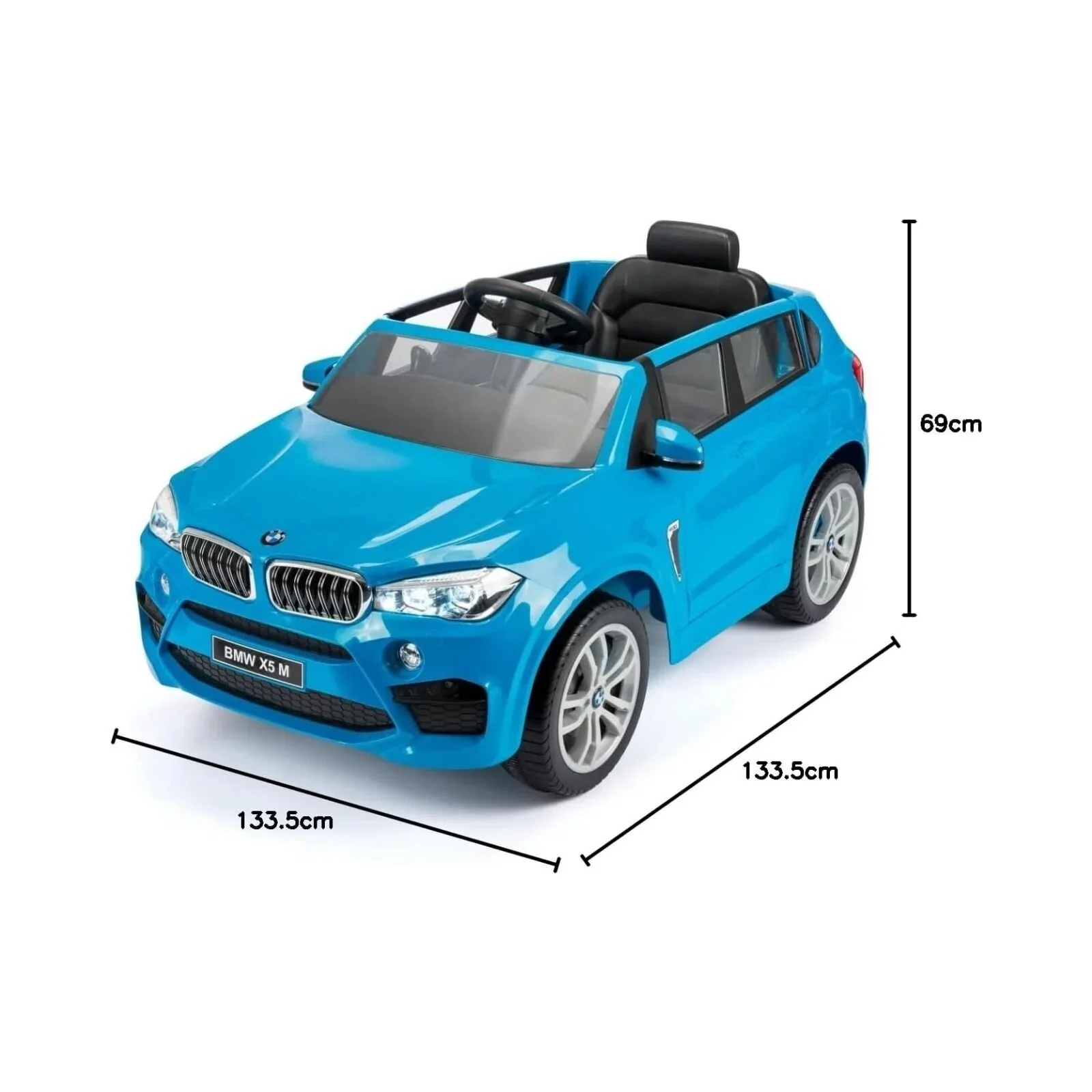 Xootz BMW X5 12V Electric Ride On with Lithium Battery - Blue - Image 14