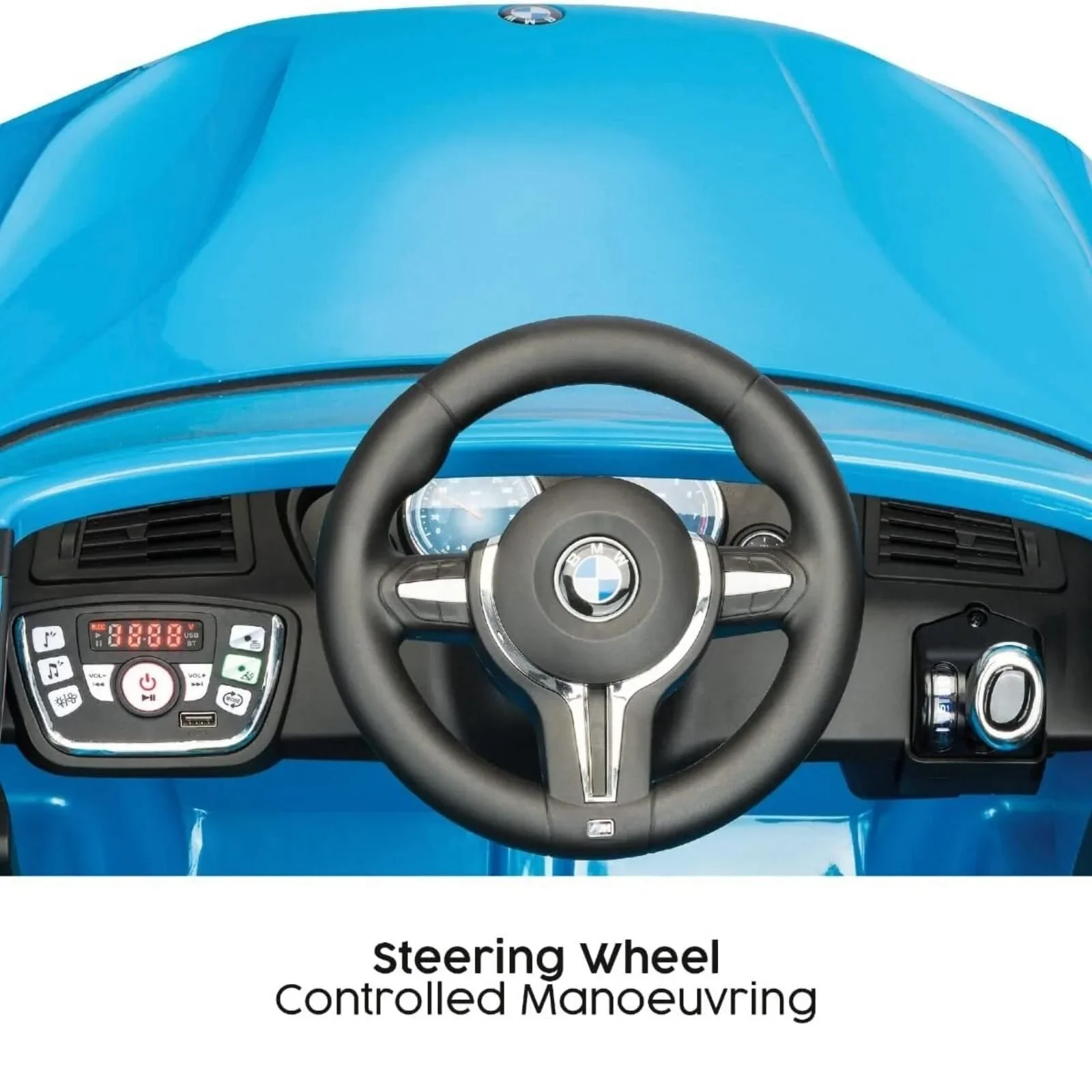 Xootz BMW X5 12V Electric Ride On with Lithium Battery - Blue - Image 9