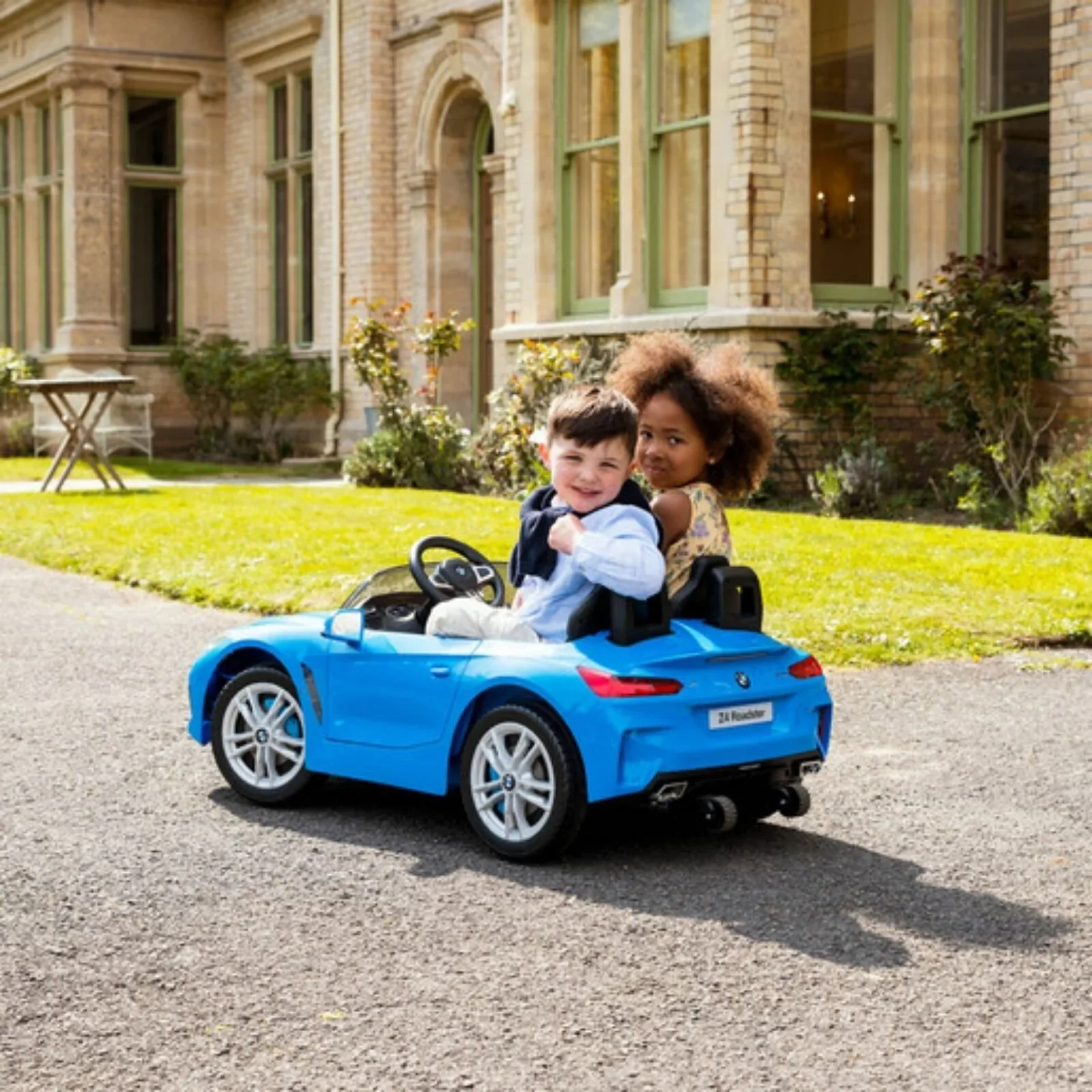 Xootz BMW Z4 12V Electric Ride On with Lithium Battery - Blue - Image 10