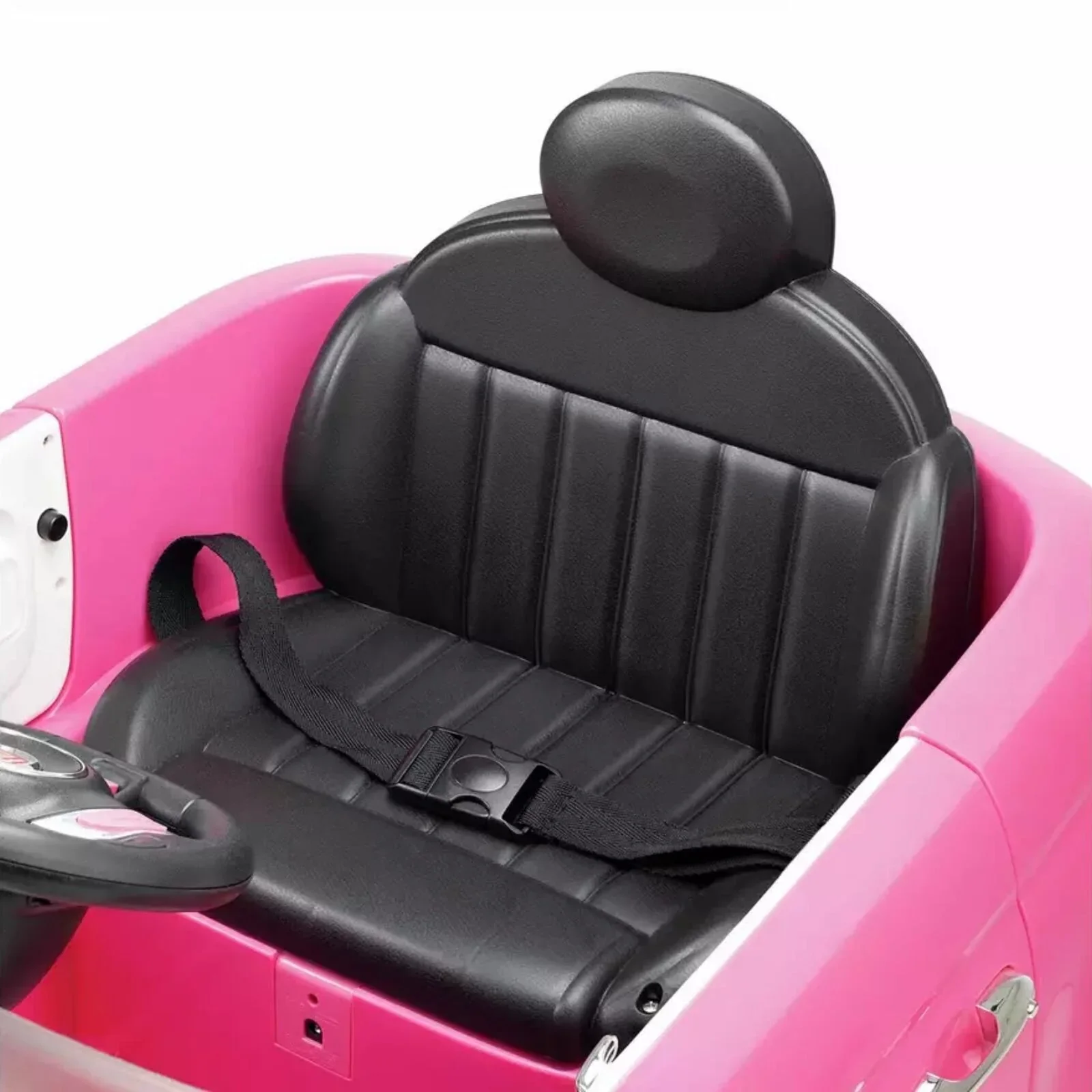 Xootz Fiat 500 12V Electric Ride On - Pink - Image 8