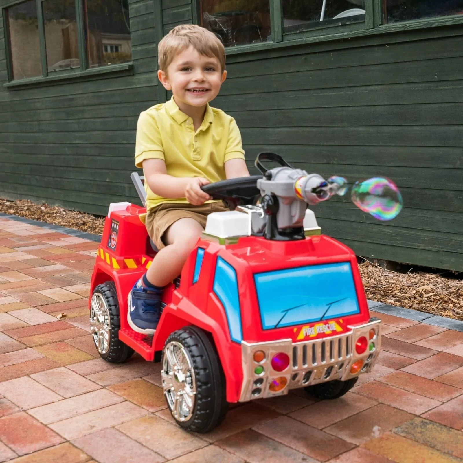 Xootz Fire Engine Electric Ride On - Image 2