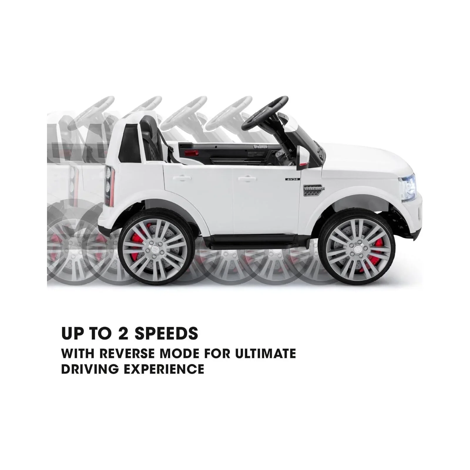 Xootz Land Rover Discovery 12V Ride On Lithium - White - Image 10