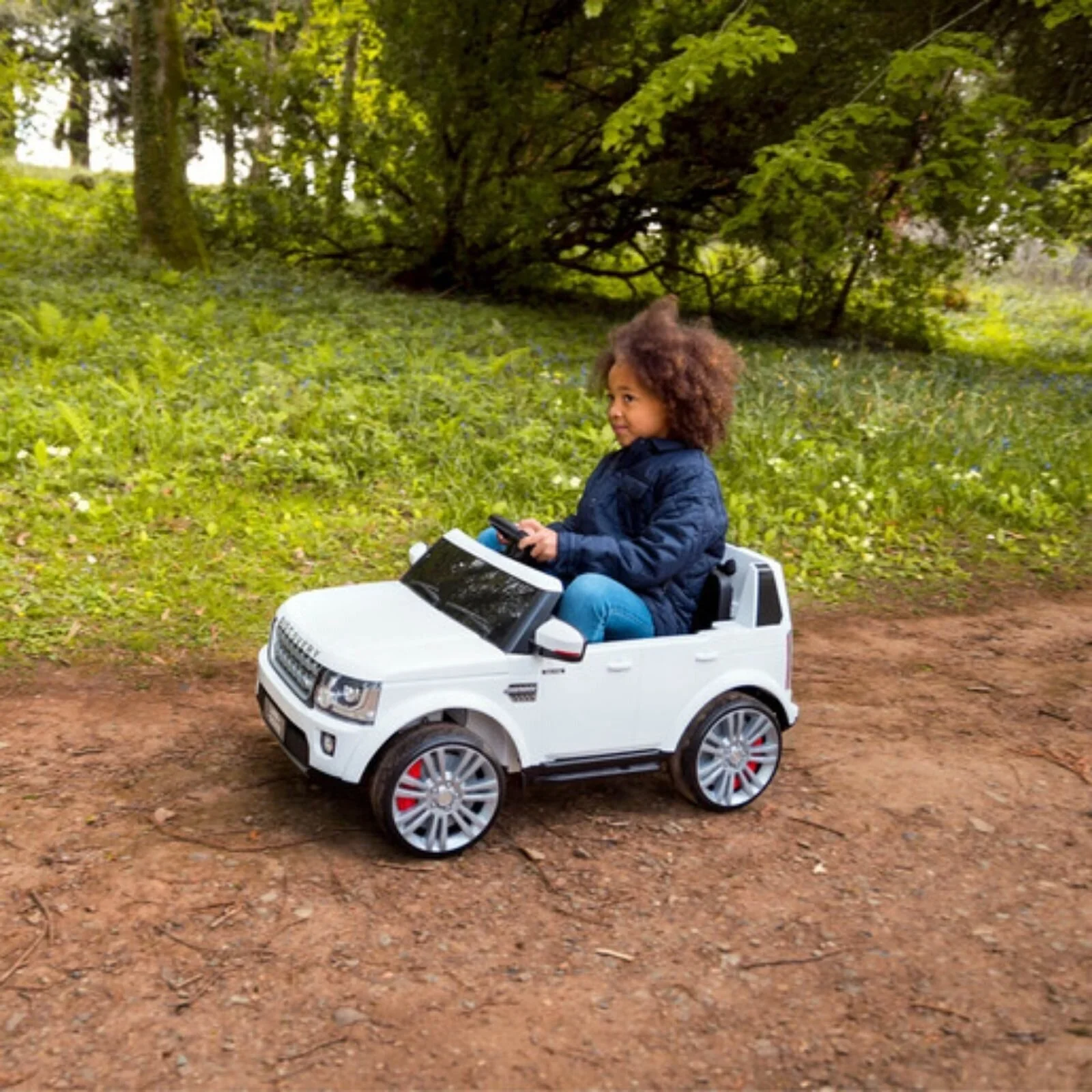 Xootz Land Rover Discovery 12V Ride On Lithium - White - Image 13