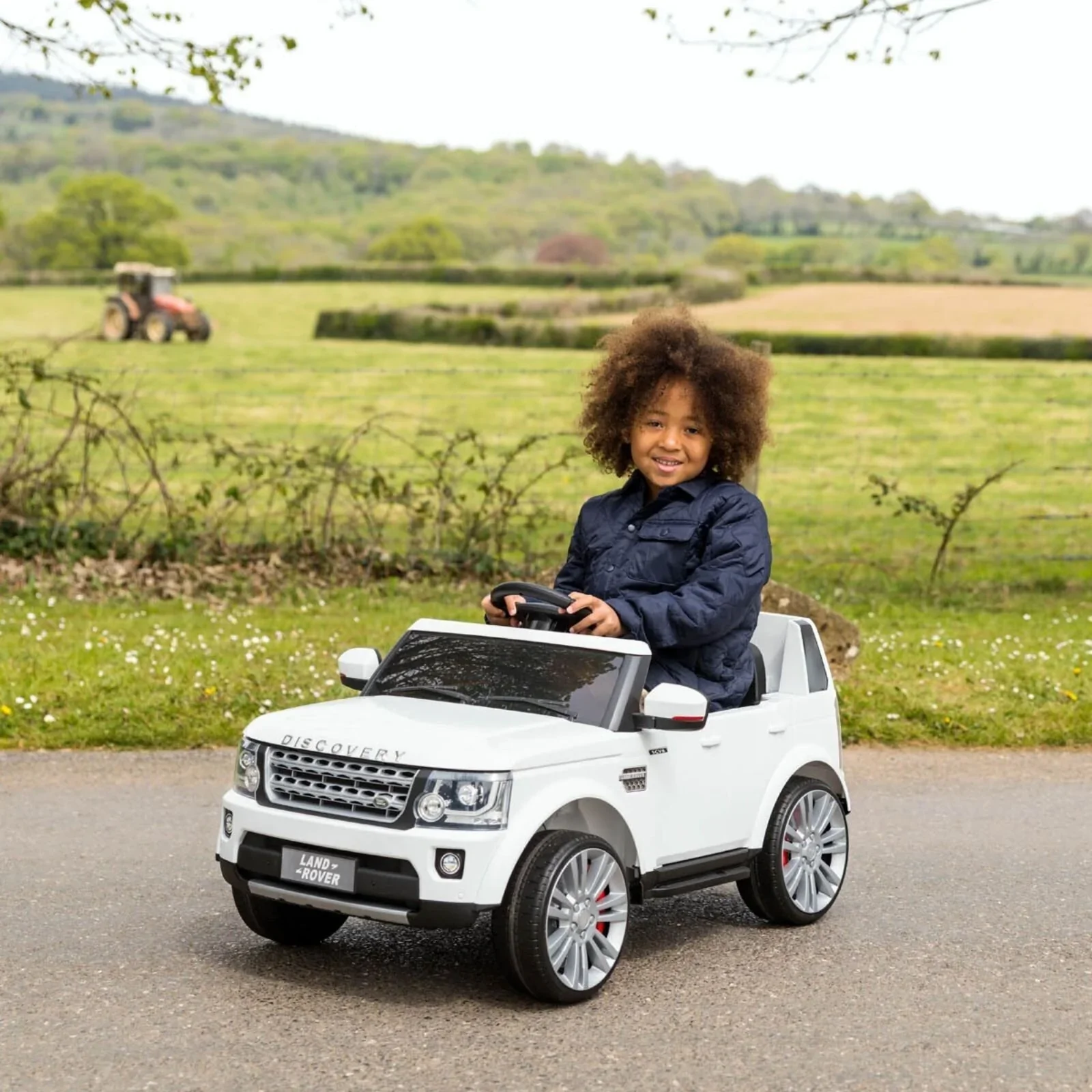 Xootz Land Rover Discovery 12V Ride On Lithium - White - Image 14