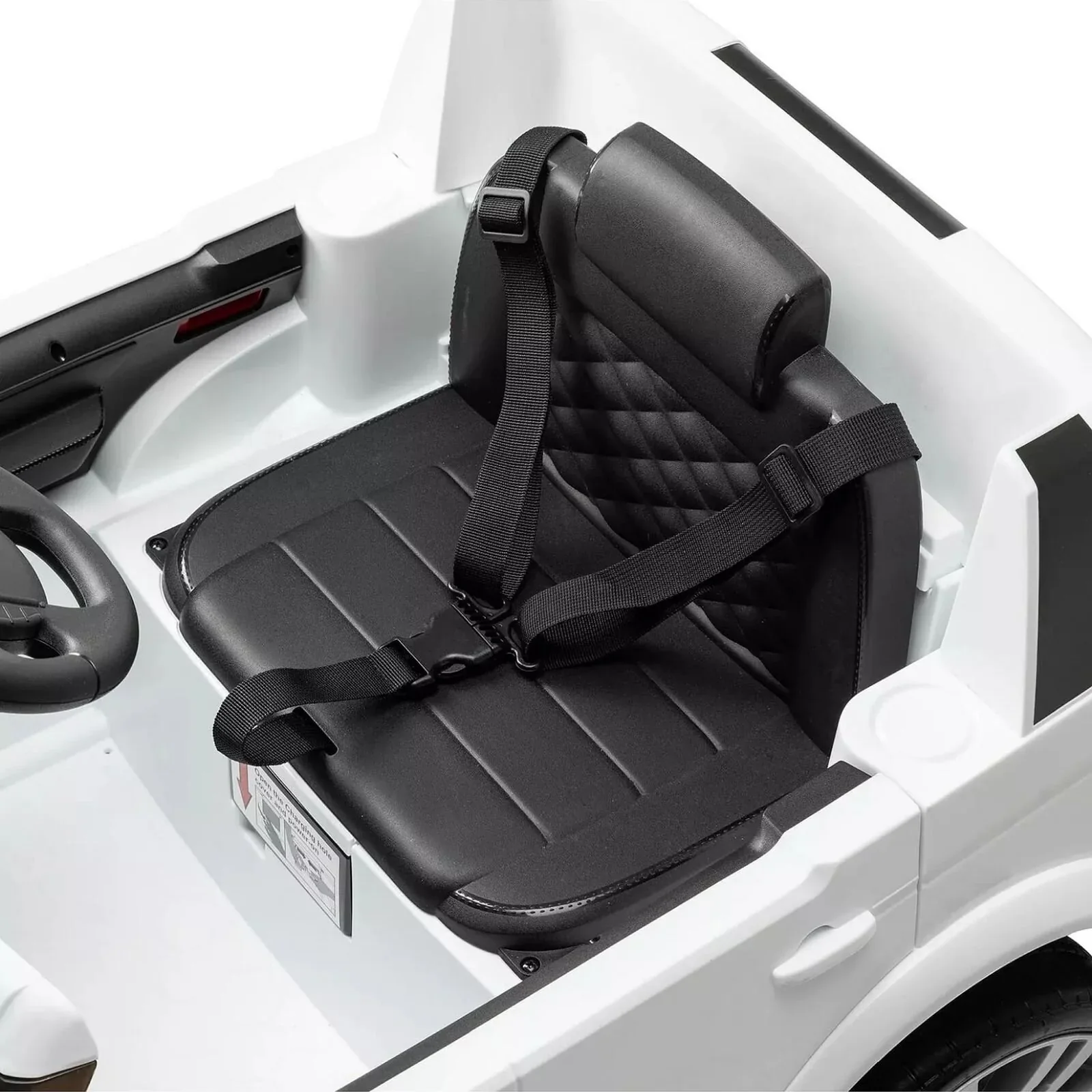 Xootz Land Rover Discovery 12V Ride On Lithium - White - Image 4