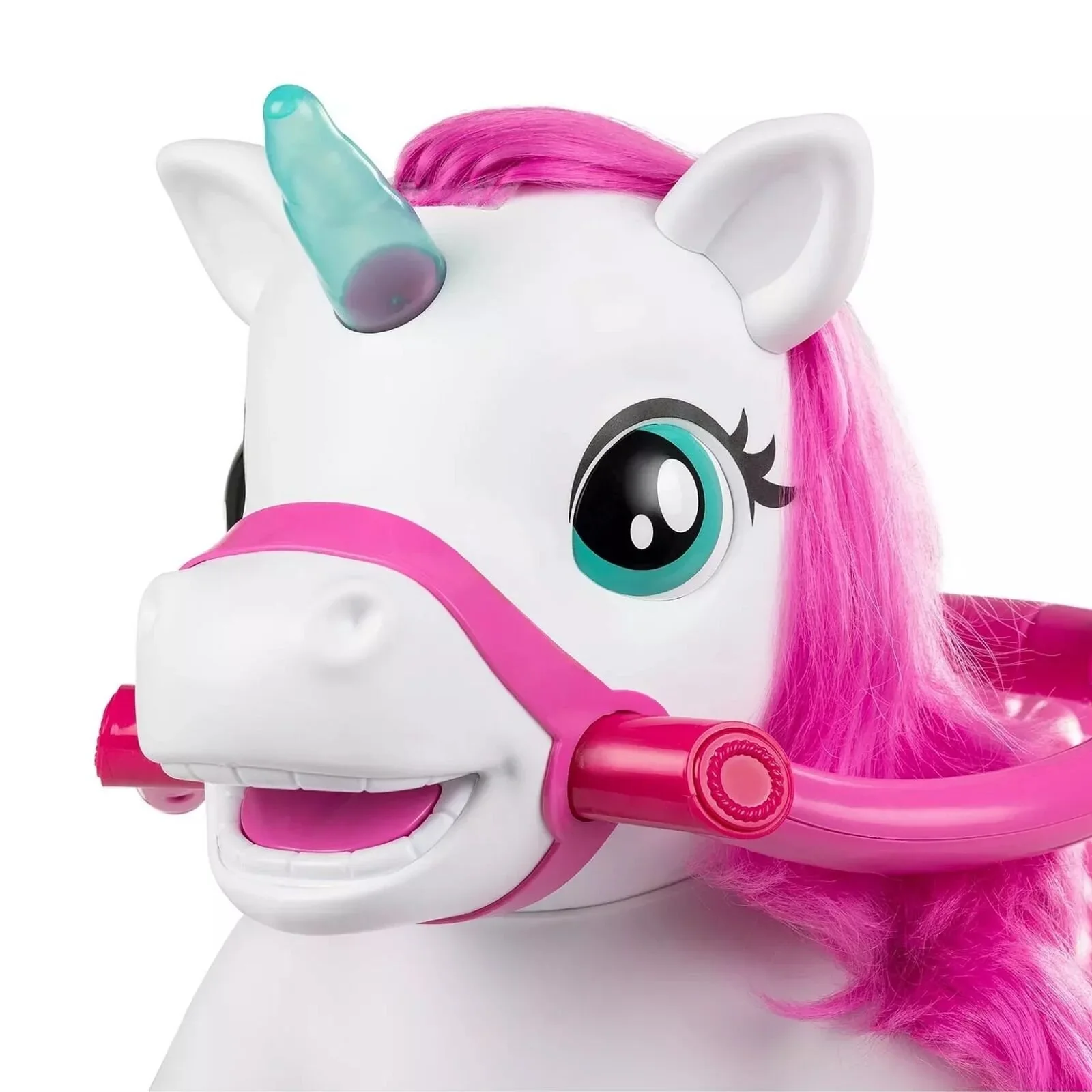 Xootz Magical Unicorn 6V Electric Ride On - White - Image 4