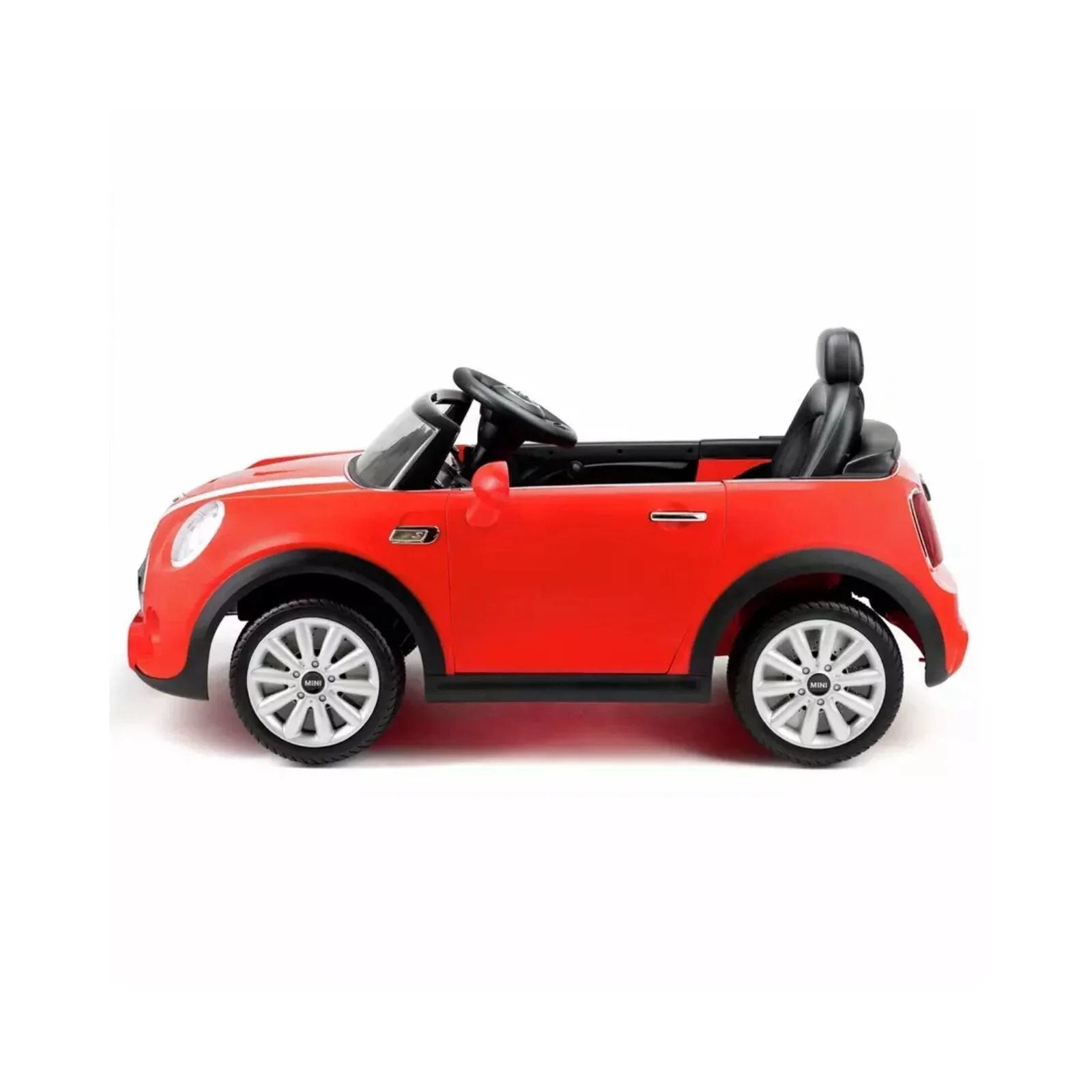 Xootz Mini Cooper Convertible 12V Electric Ride On - Red - Image 4
