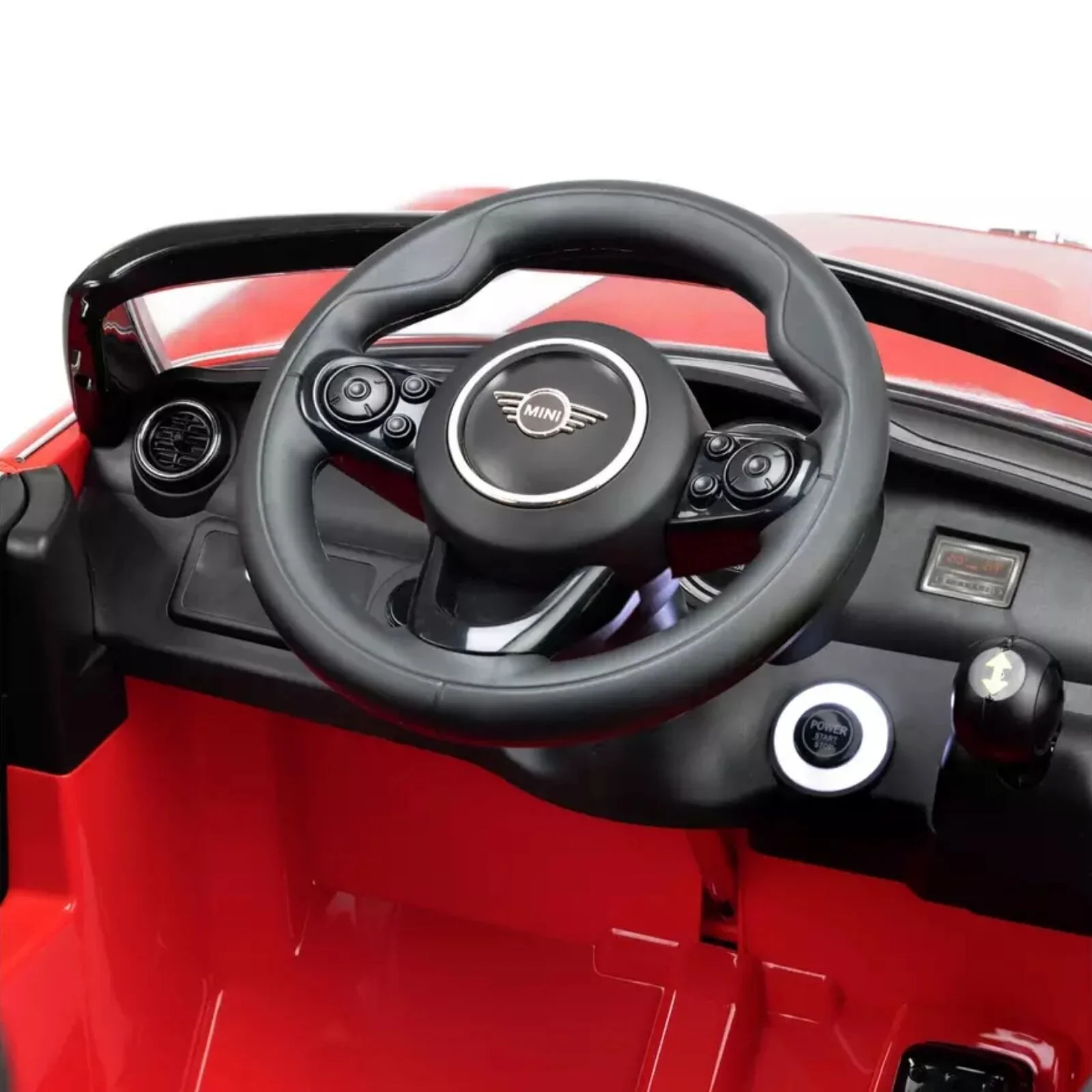 Xootz Mini Cooper Convertible 12V Electric Ride On - Red - Image 6