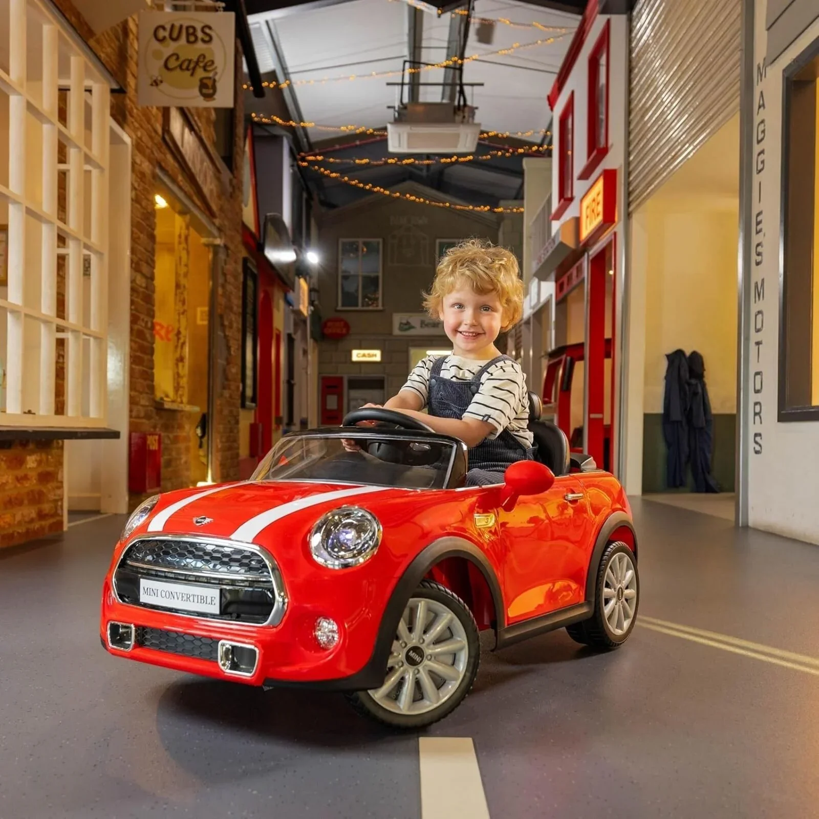 Xootz Mini Cooper Convertible 12V Electric Ride On - Red - Image 9