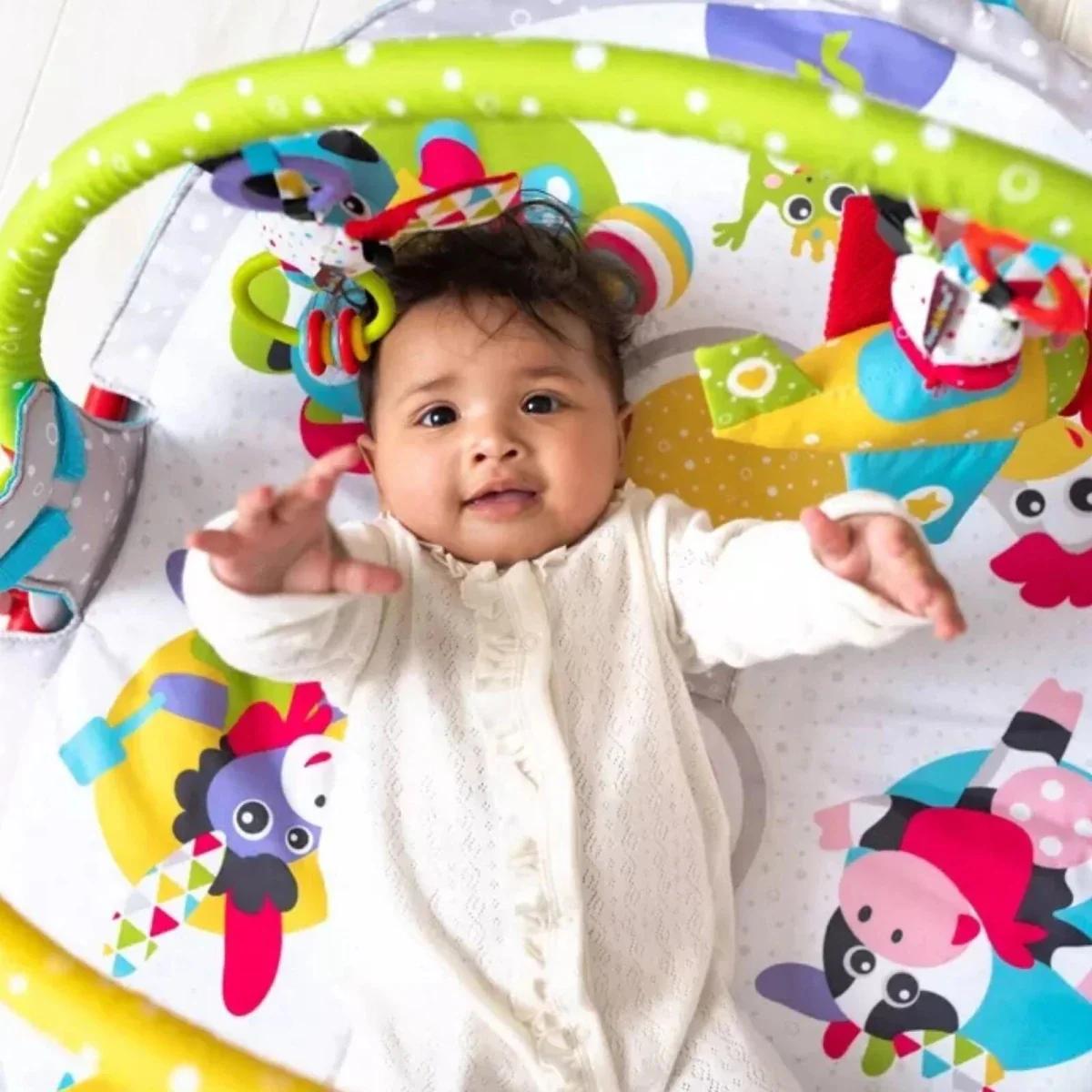 Yookidoo Baby Gym Lay to Sit-Up Playmat - Image 6
