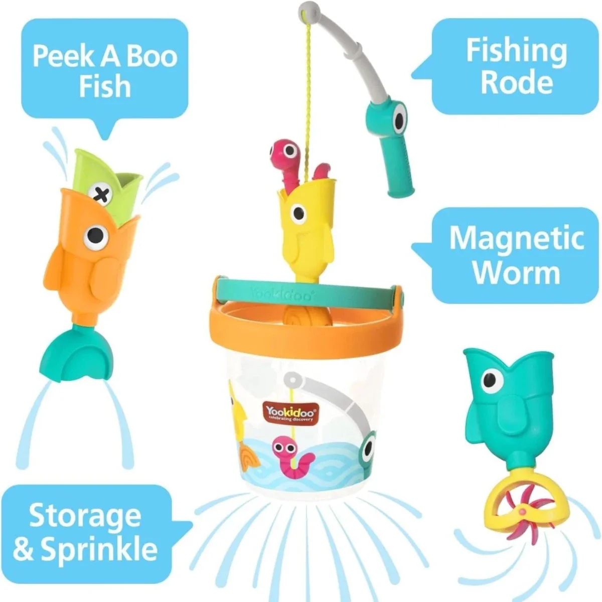 Yookidoo Catch ‘N’ Sprinkle Fishing Set - Image 3
