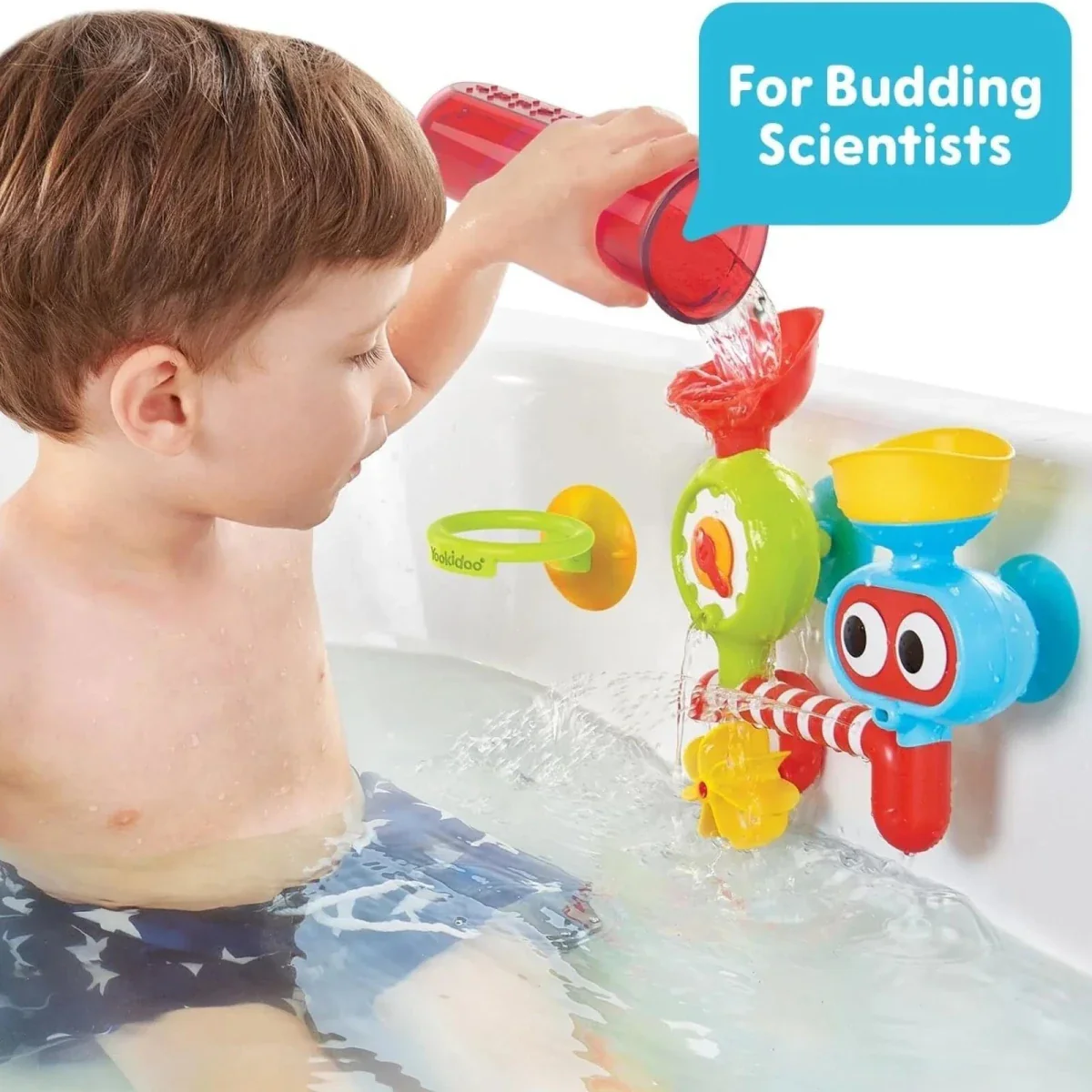 Yookidoo Spin 'N' Sprinkle Water Lab Bath Toy - Image 2