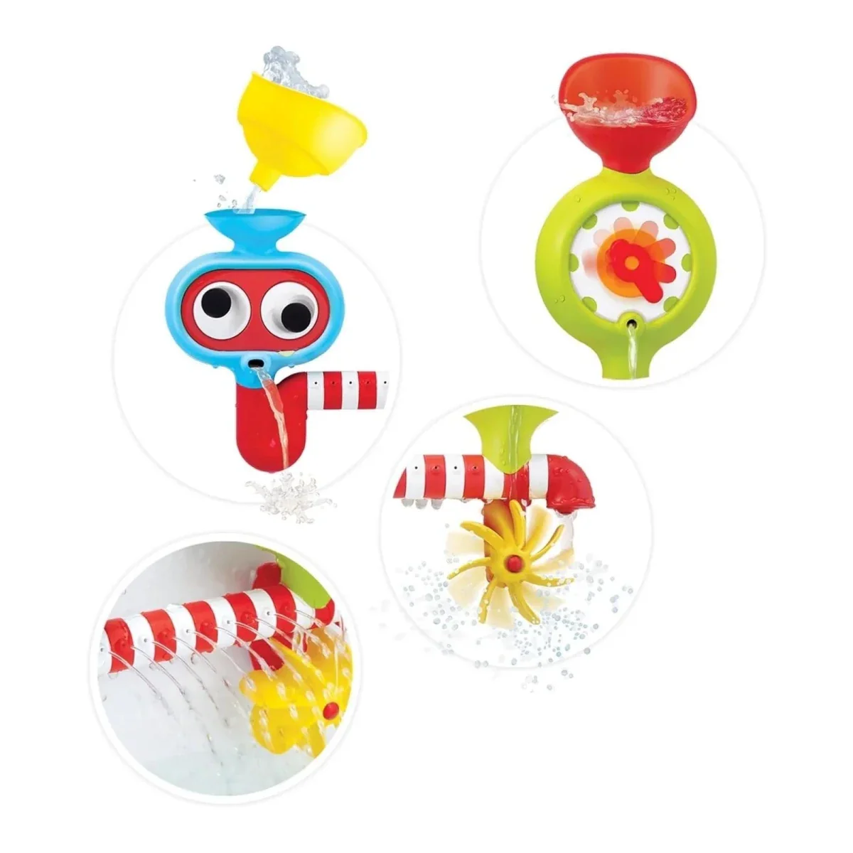 Yookidoo Spin 'N' Sprinkle Water Lab Bath Toy - Image 5