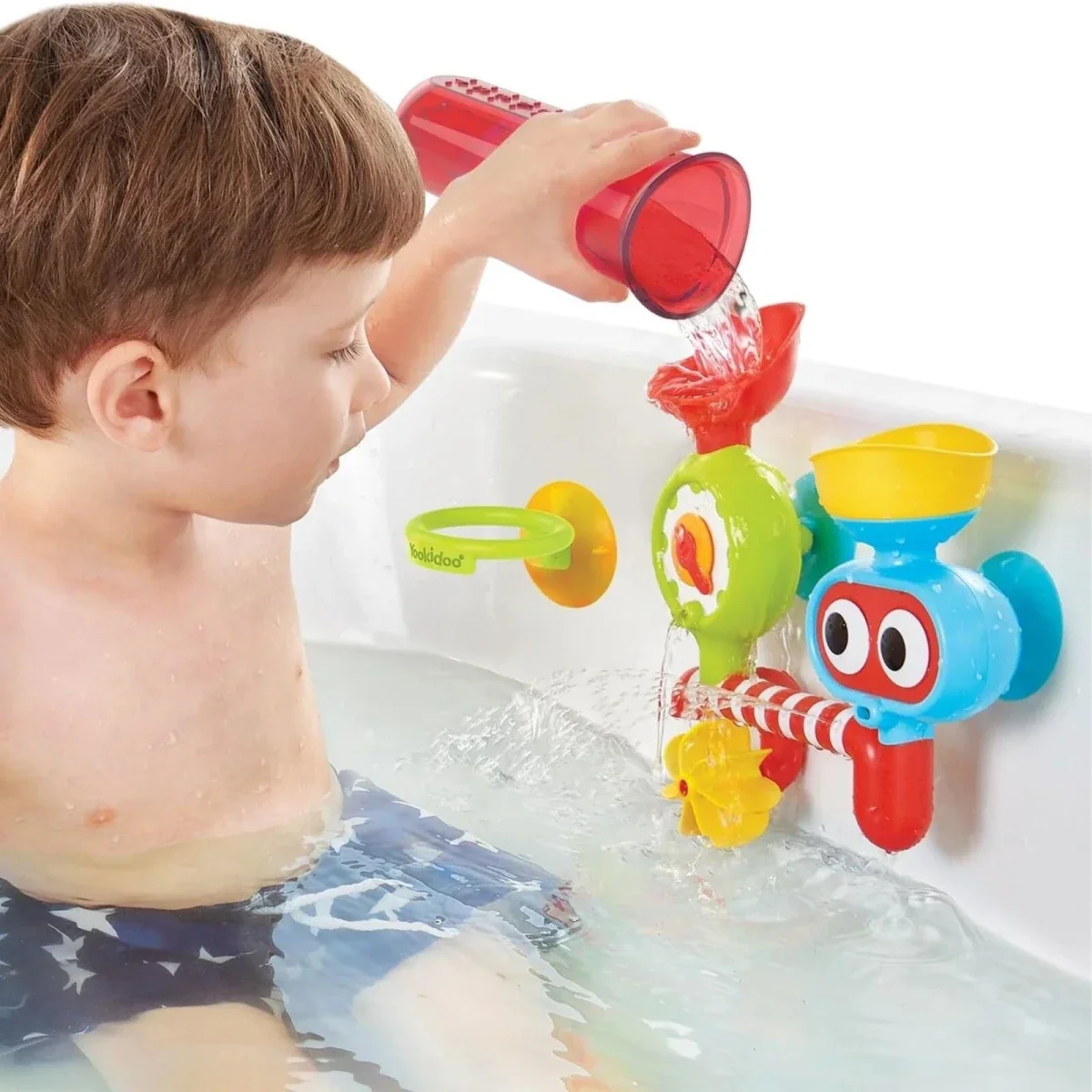 Yookidoo Spin 'N' Sprinkle Water Lab Bath Toy - Image 6