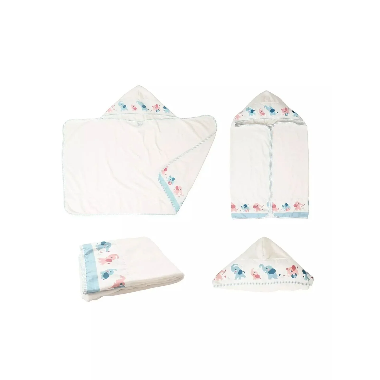 Yookidoo Baby Shower Gift Set Elephant - Cloudy Blue - Image 7