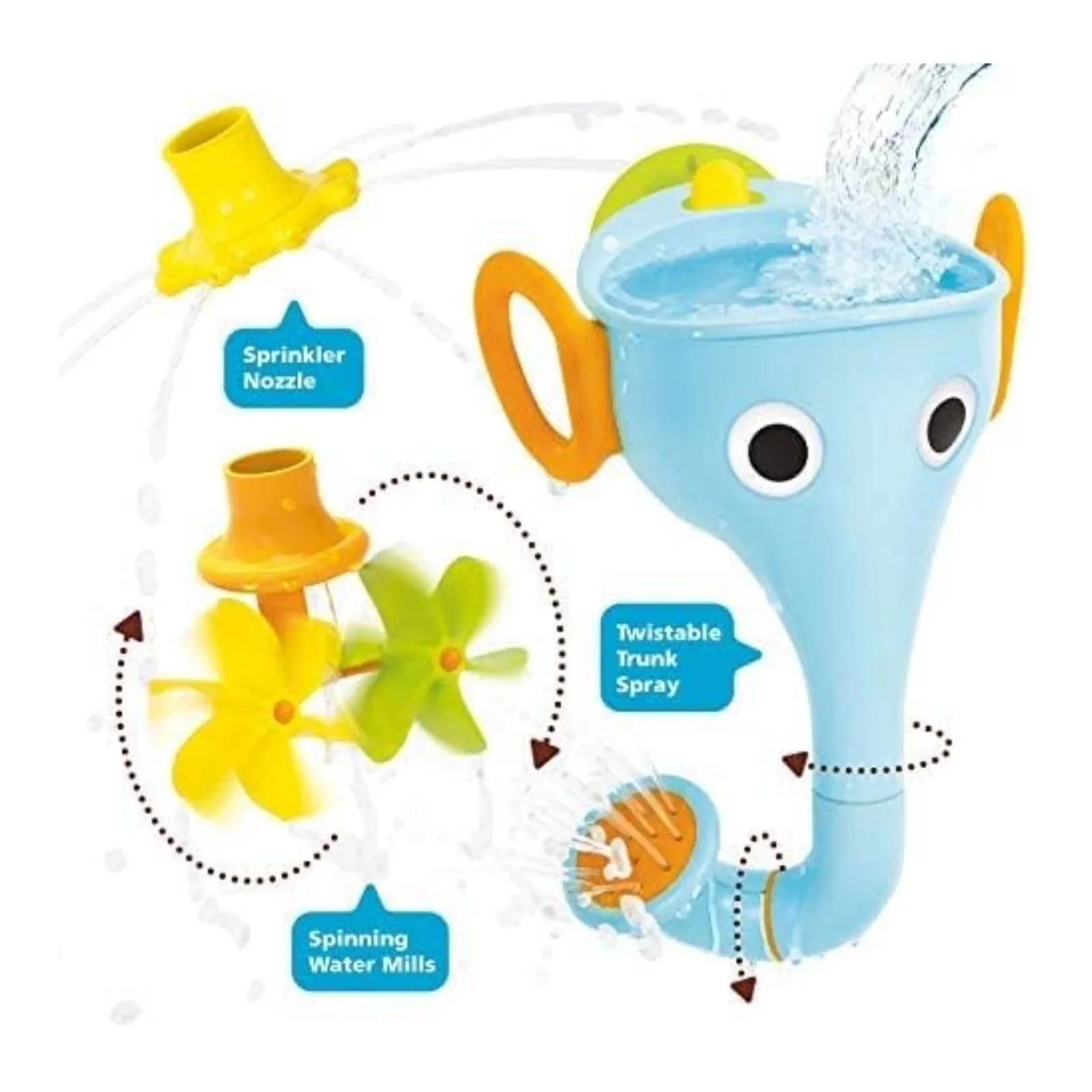 Yookidoo Fill 'N' Sprinkle FunElefun Bath Toy - Image 3