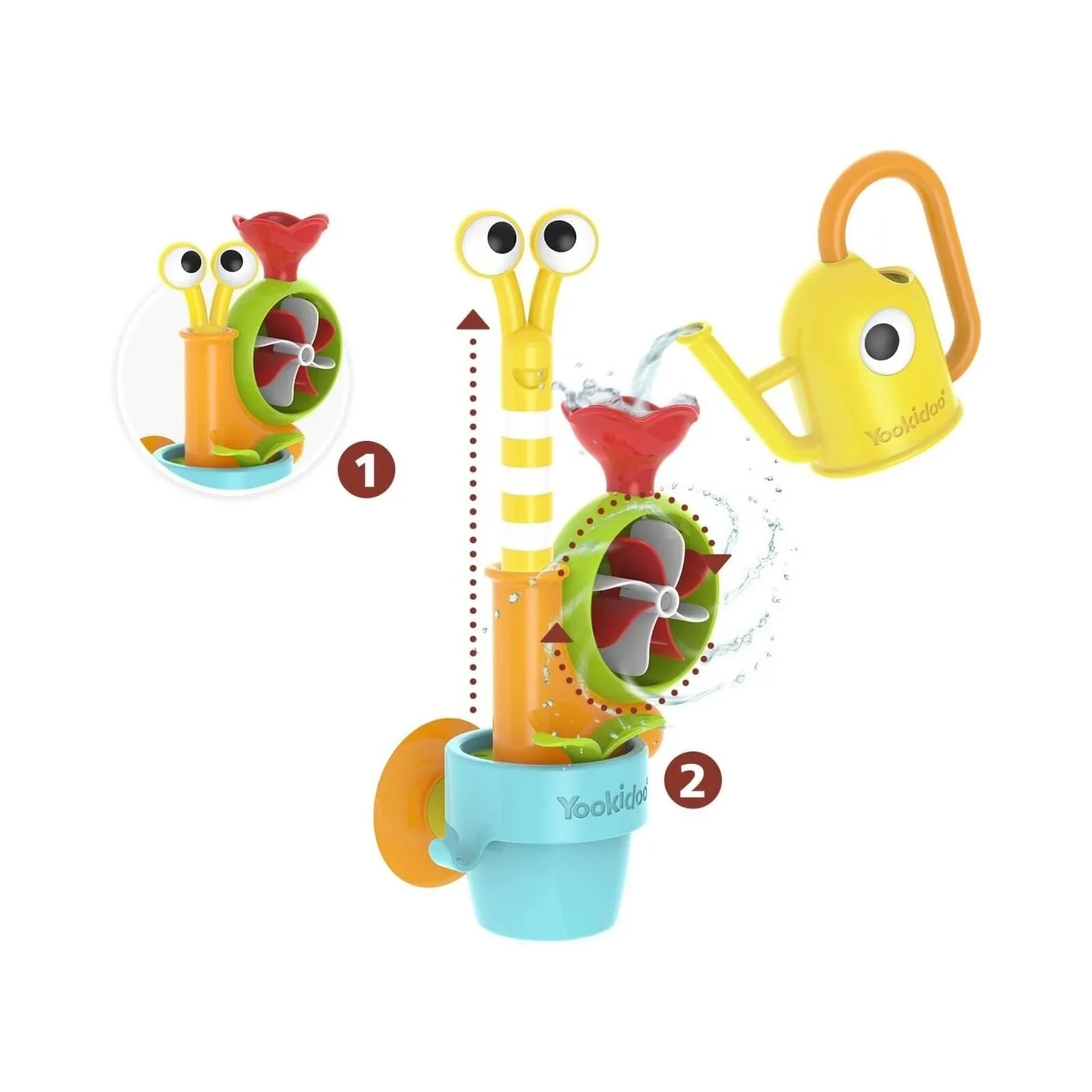 Yookidoo Pour 'N' Grow Pop-Up Garden Bath Toy - Image 3