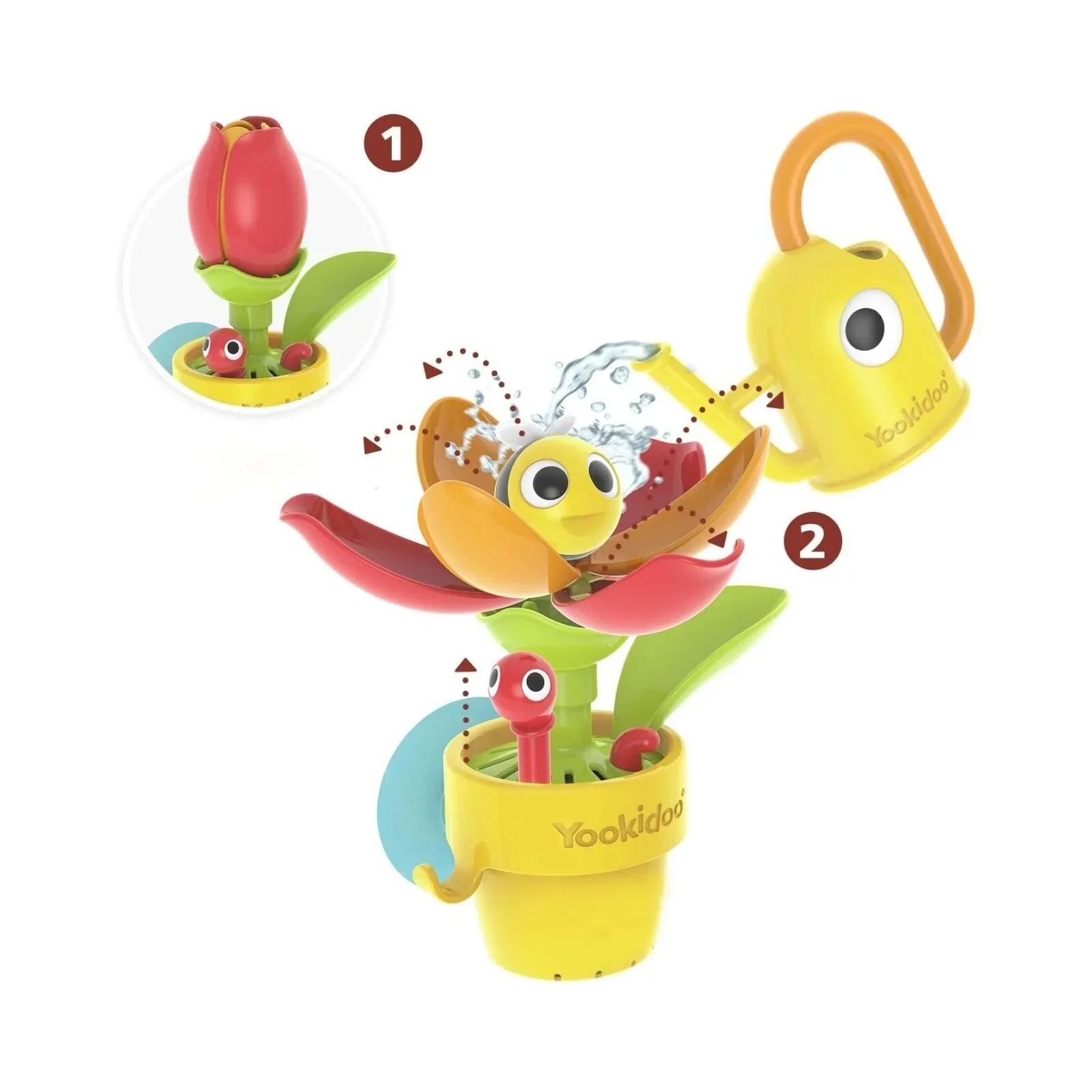 Yookidoo Pour 'N' Grow Pop-Up Garden Bath Toy - Image 4