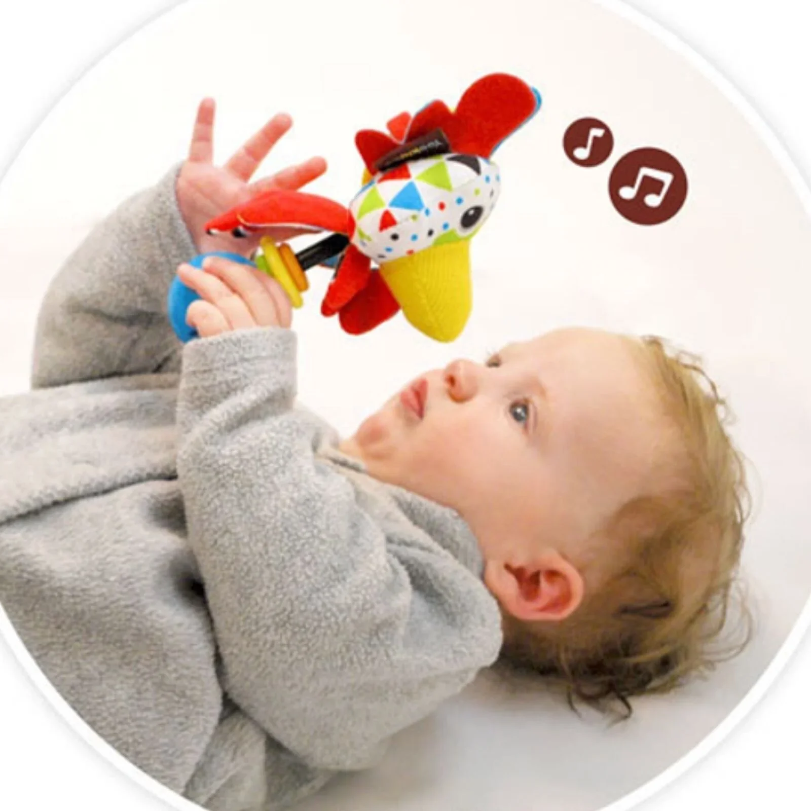 Yookidoo Rooster Shake Me Rattle - Rooster - Image 4