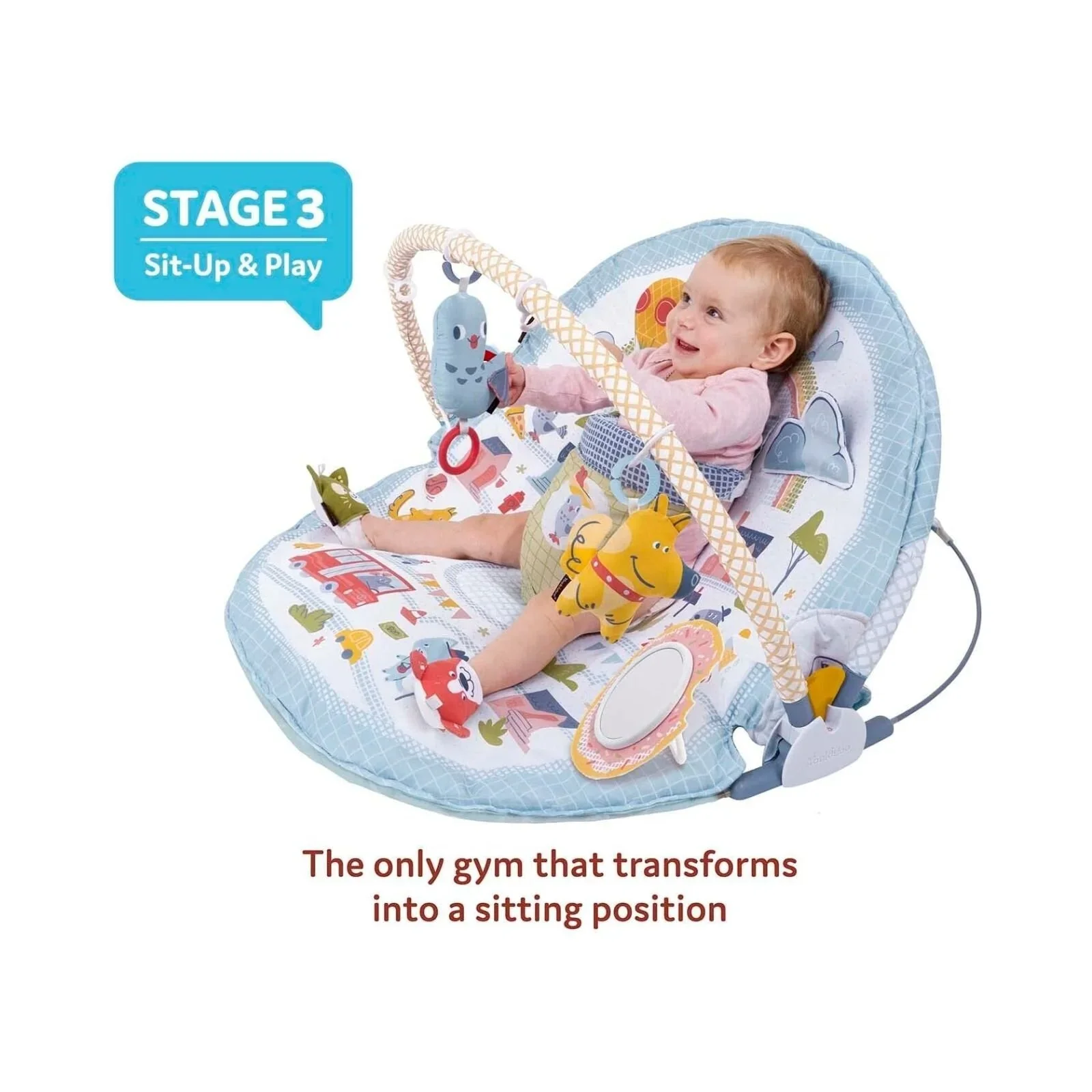 Yookidoo Urban Gymotion Lay to Sit-Up Playmat - Image 4