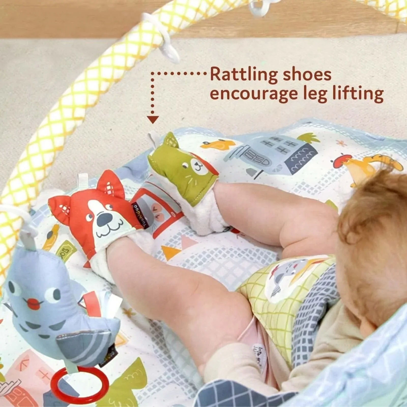 Yookidoo Urban Gymotion Lay to Sit-Up Playmat - Image 5