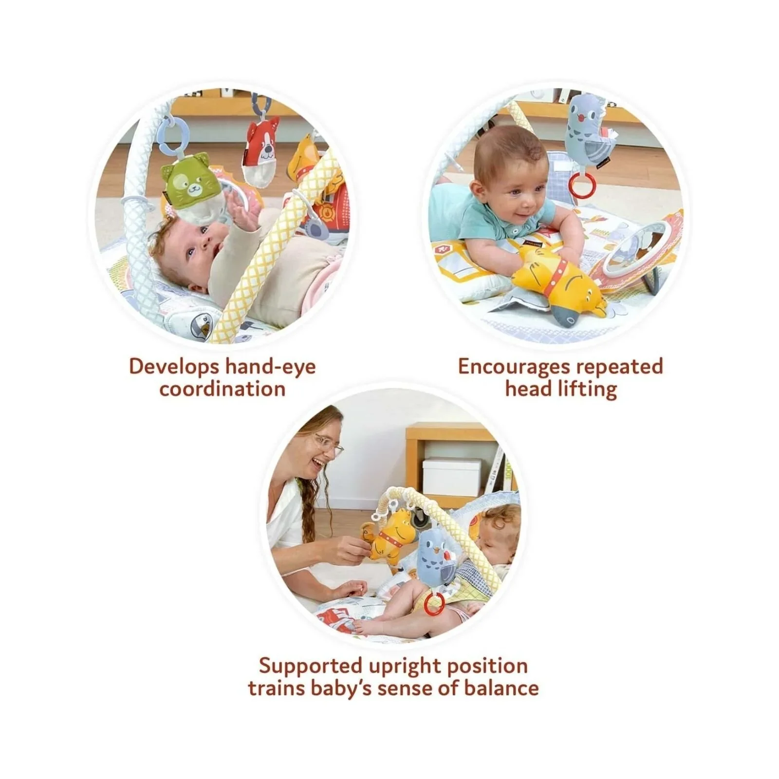 Yookidoo Urban Gymotion Lay to Sit-Up Playmat - Image 8