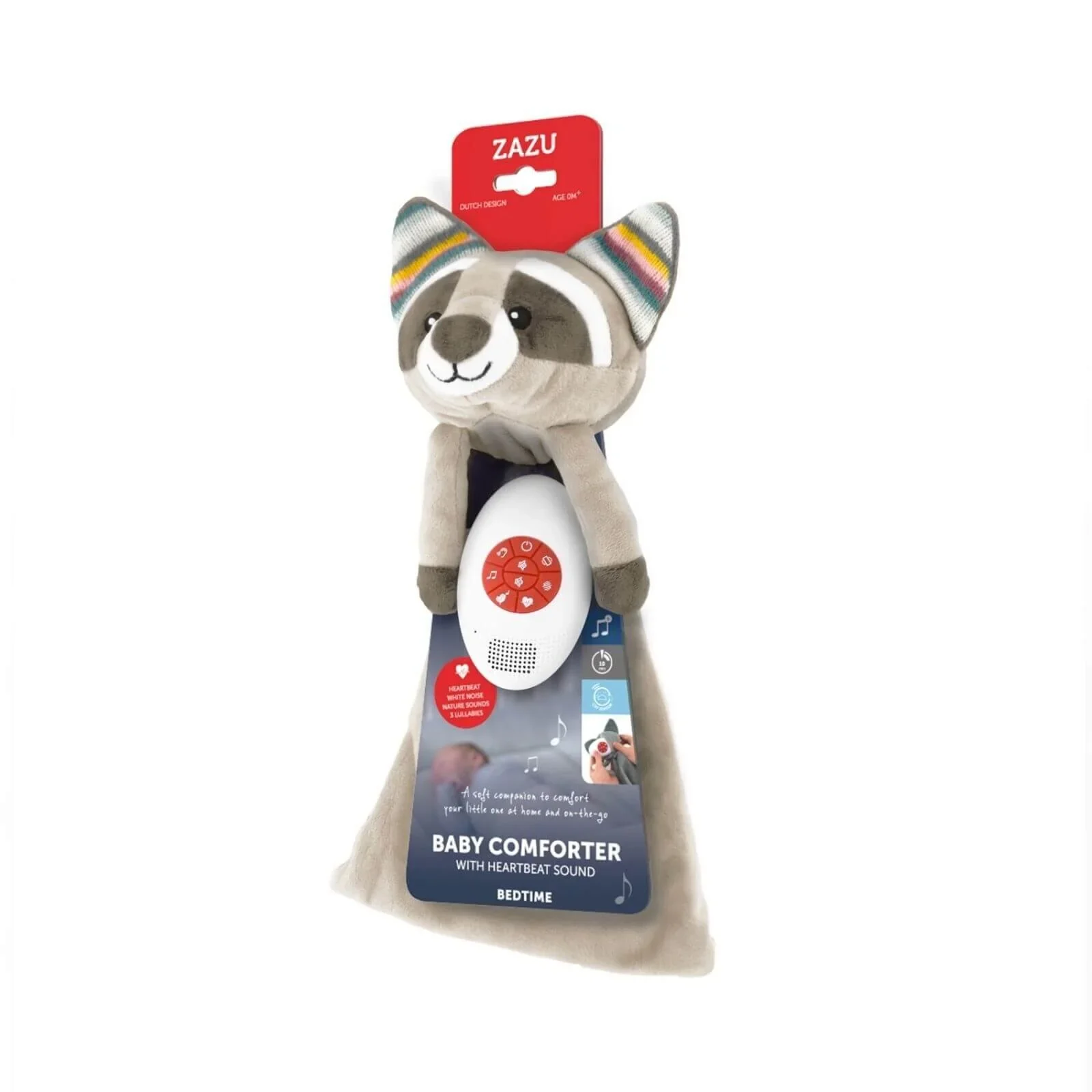 Zazu Robin The Raccoon Baby Comforter - Image 2